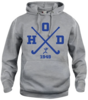 Hoodie Kids - cross blauw