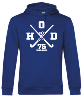 Jubileum heren hoodie crosslogo 75 jaar